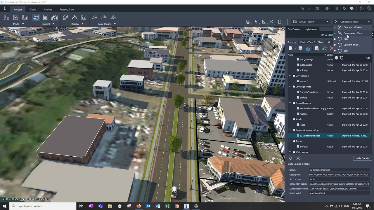 Wanneer gebruik je Infraworks? Comaen